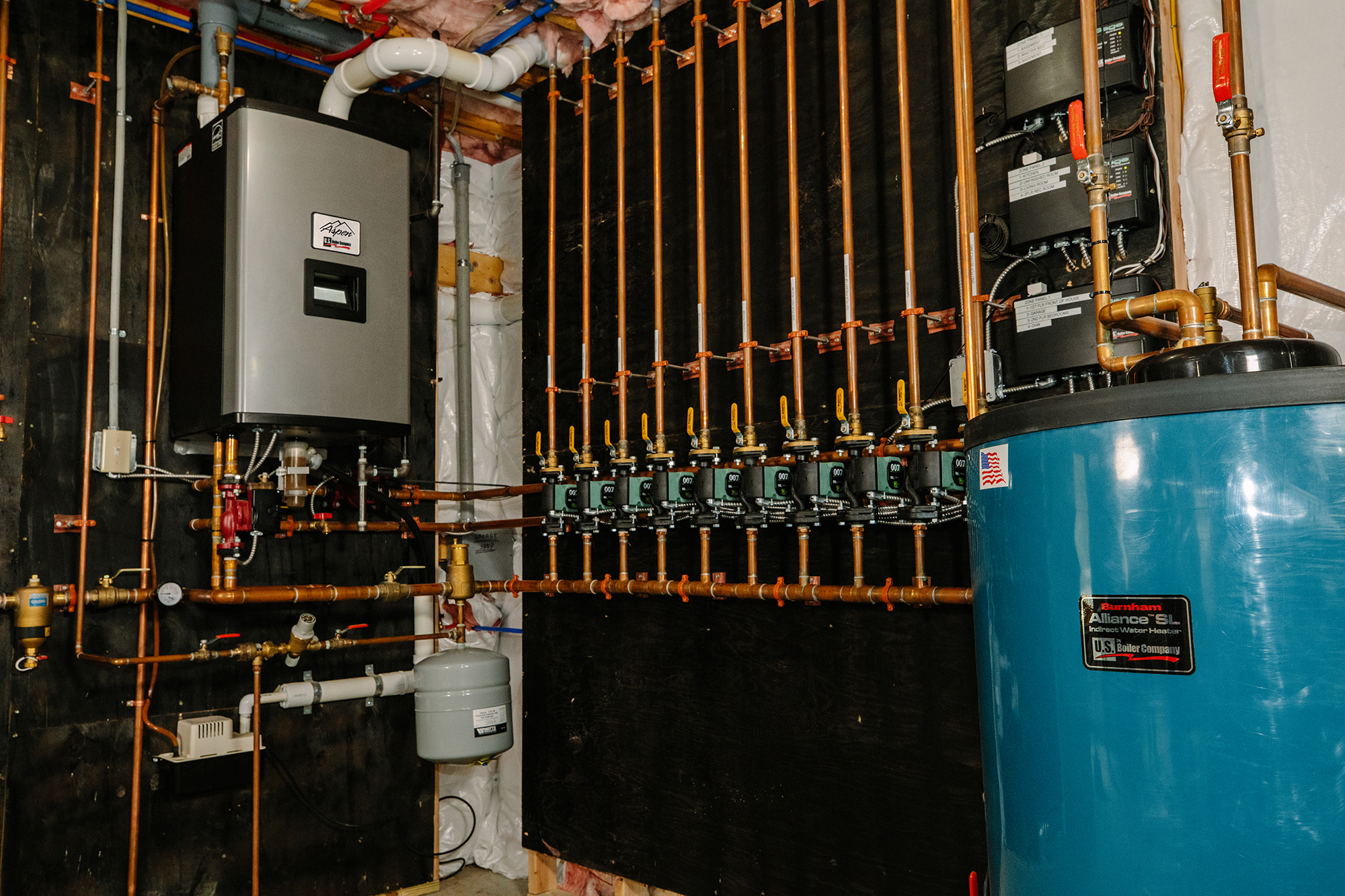 Aspen High Efficiency Boiler Sage Zone Control & Alliance Domestic Hot Water | Michael Long Plumbing & Heating | US Boiler Report