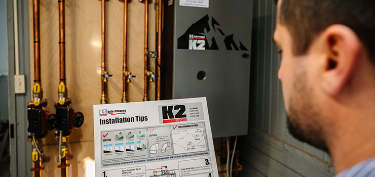 High Efficiency Solutions Utilizes K2 Combi Boiler