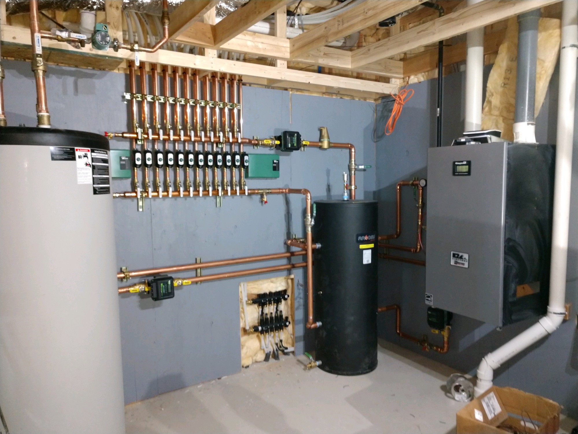 Aspen Boiler Installation complete with pipe work